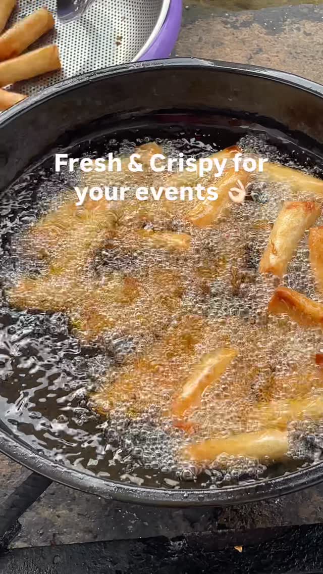 Do you have an event coming up? Let’s serve you fresh and premium small chops onsite for your guests.