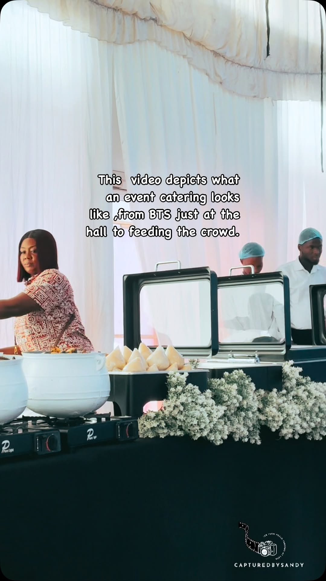 It takes a whole village to pull off an event, guess why they always say team work makes the dream work 📌
.
.
Video credit: @capturedbysandyy 
Live coverage: @riversbrides 
Drinks: @kosmanliqueur 
Light effects: @slam_effect 
Dj: @deejaylexy 
Co-ordinator; @omaz_events 
Cake and small chops: @jimgoldcakesandservices 
Catering: @nenysdelight 
.
.
#reels #fypage #fypreelsシ゚viralシ #igboweddingng #goodfood #phchef #nenysdelight