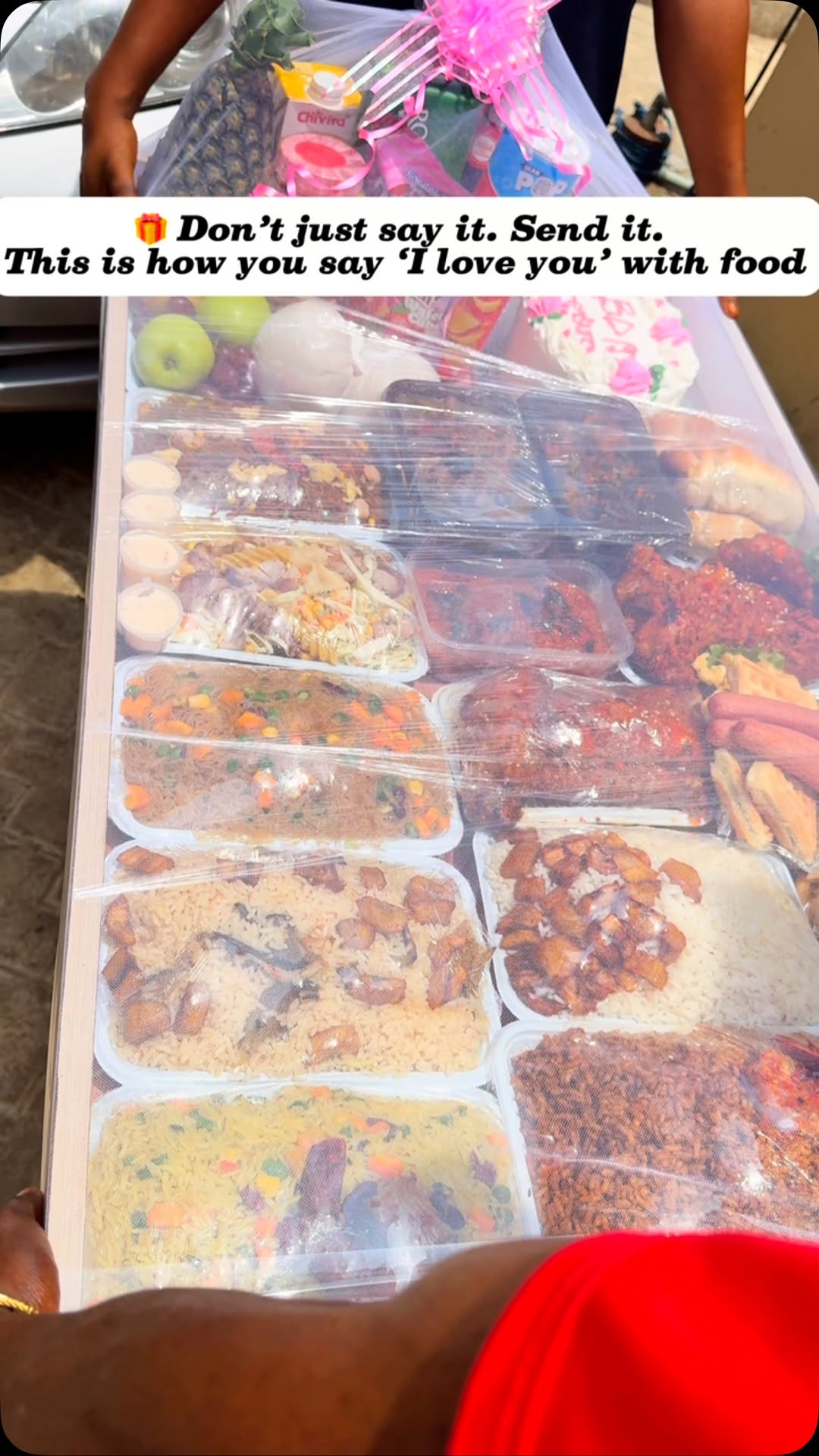 🎁 Deluxe Birthday Food Tray
Not just a gift… it’s a whole experience.
From the detailed plating to the premium servings — this tray says “you matter.”

Make someone feel extra loved on their special day 🥺💝
Or even better… treat yourself 😉

📦 Same-day delivery in Lagos
📞 Call/WhatsApp 08130134298 to order now!

 #lagosfoodie #sharon_kitchenn #luxuryfoodtraysinlagos #foodies #naijacaterer #foodtrayinlagos #birthdaysurprise