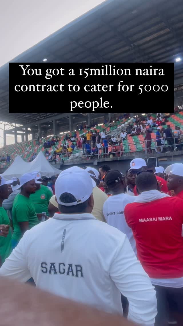 This Jesus is too good.  I GOT A 15 MILLION NAIRA contract without referral JUST base off Danti kitchen credibility history. 

For the first time in my career,
we catered for 5000 guest . Breakfast and Lunch. They didn’t need to know my family history or where i live. We came to an agreement and everything was paid in full, no part payment. 

we’ve catered for our highest which was 2,000 guest. So 5000 guest was a storm but we overcame . Did i make mistakes, yes oooo. 

I made huge mistakes in costing. I put 100k for logistics 😂 but ended up sending over 700k on logistics. I put 100k for servers, i spent 280k . The cost of delivering this contract was more than i planned but we delivered 

i’ll talk about different part of this event later but for now i’m saying a big thank you to Jesus for doing this for this brand #catererinuyo #cateringserviceinakwaibom #akwaibomcaterer